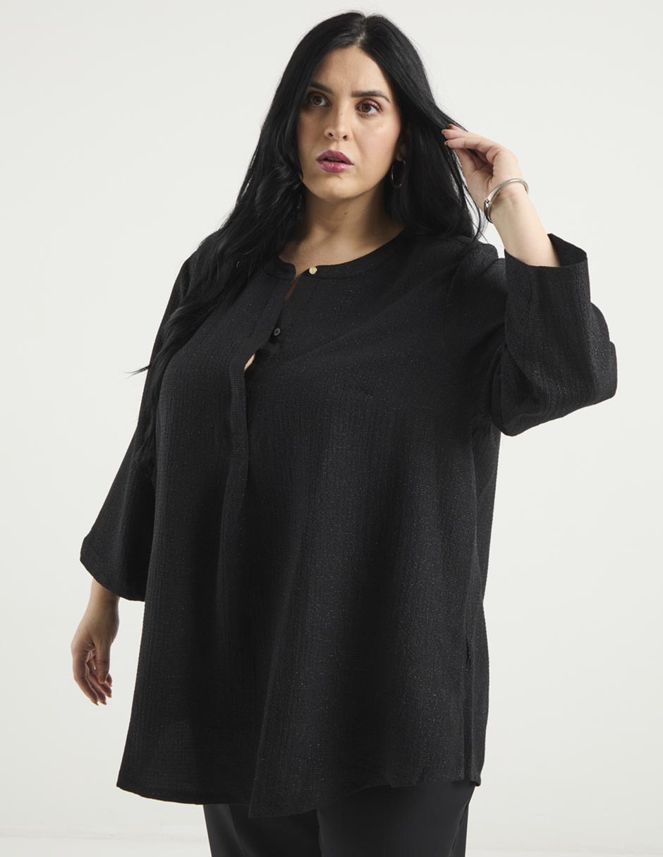 Blusa manga 3/4 para mujer Blusa manga 3/4 para mujer