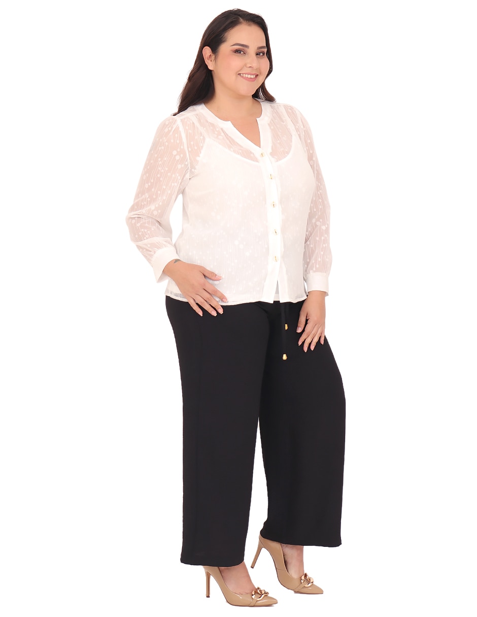 Blusa manga larga para mujer 2