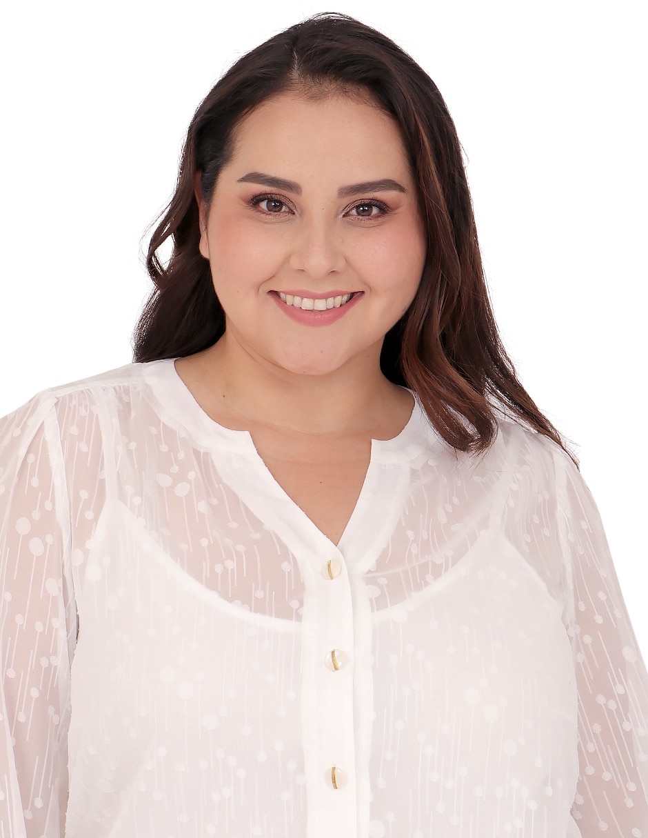Blusa manga larga para mujer 5