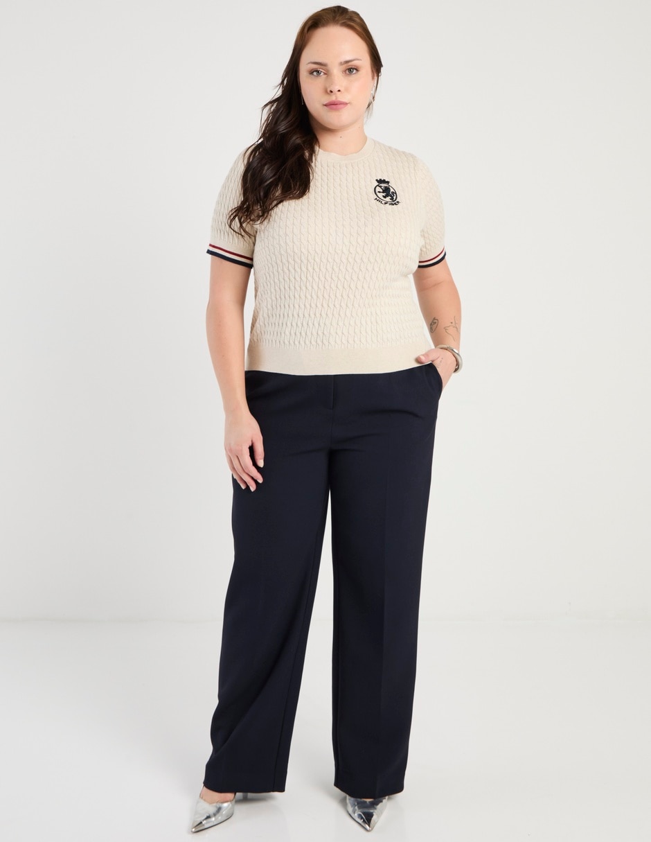 Suéter cuello redondo para mujer 3