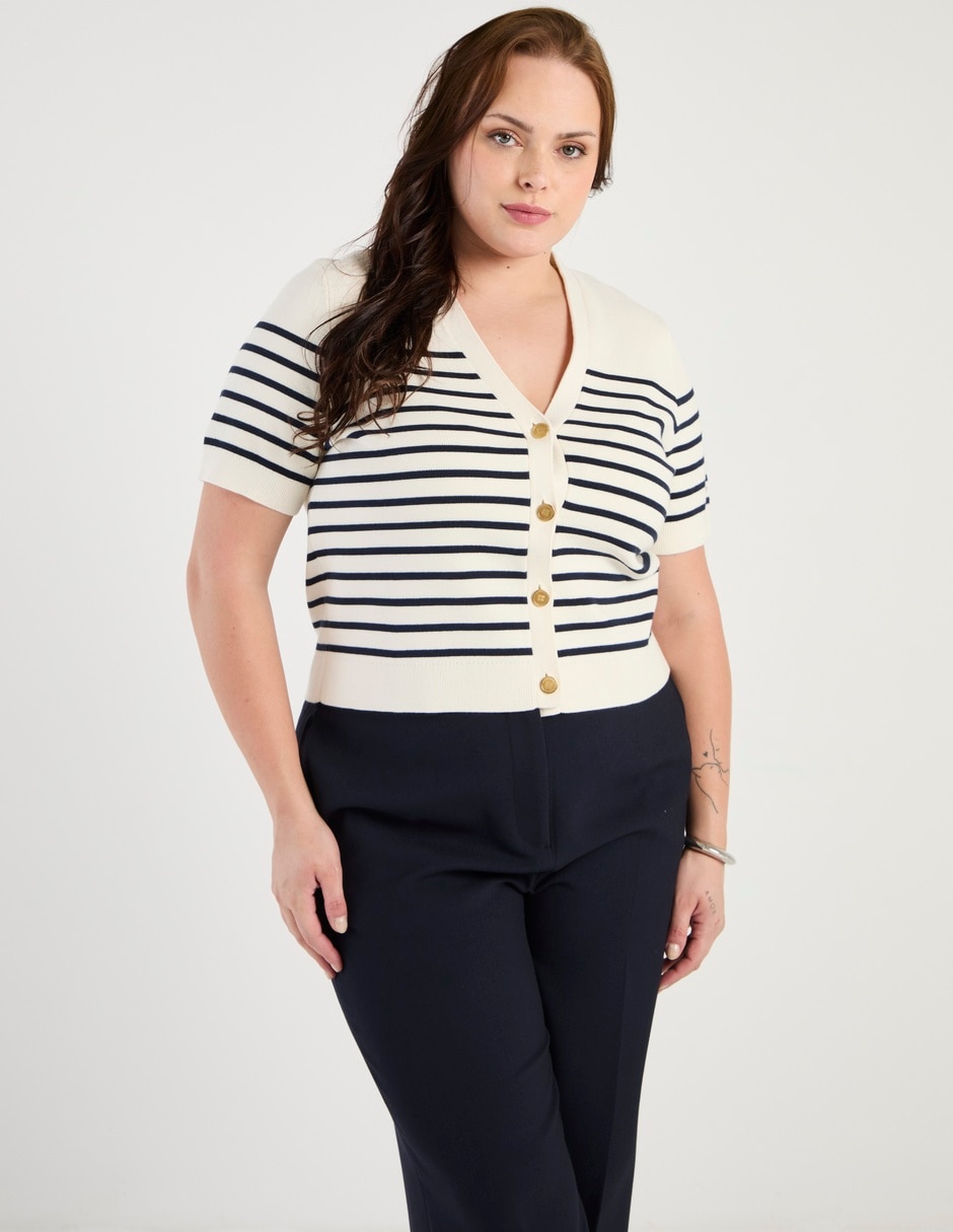 Suéter cuello V para mujer Suéter cuello V para mujer