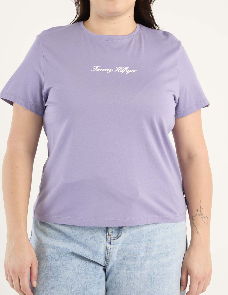 Playera manga corta cuello redondo para mujer 5