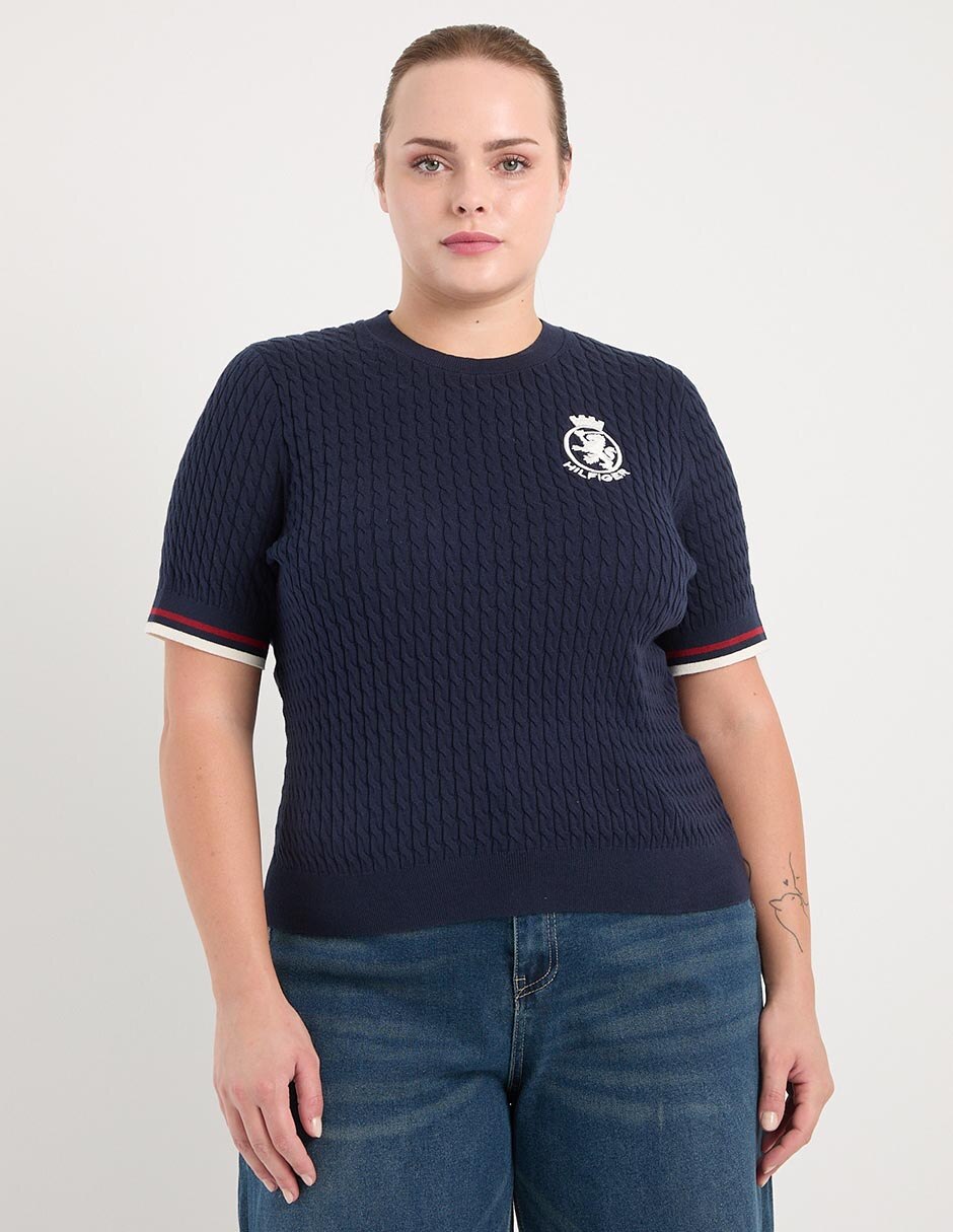Suéter cuello redondo para mujer Suéter cuello redondo para mujer