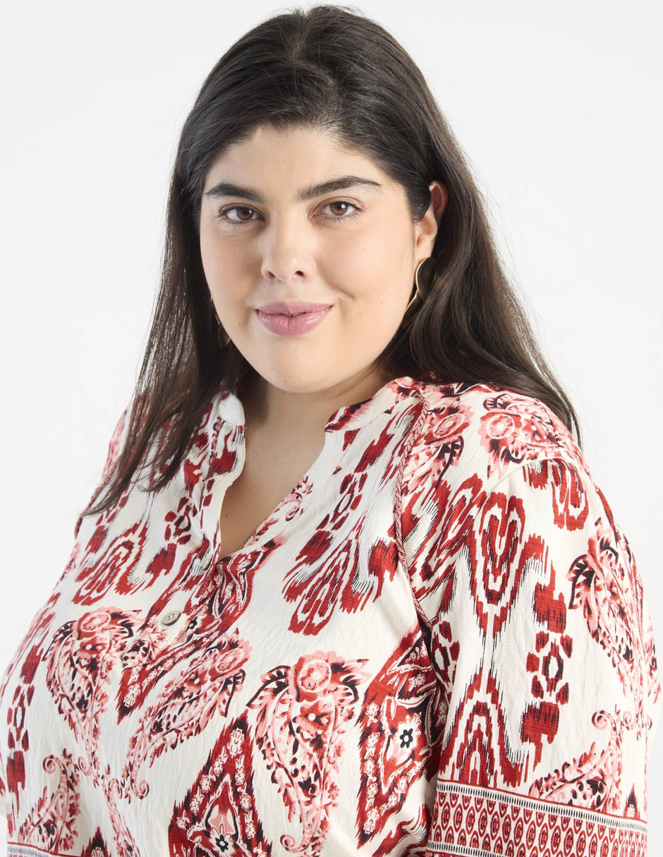 Blusa manga 3/4 para mujer 4