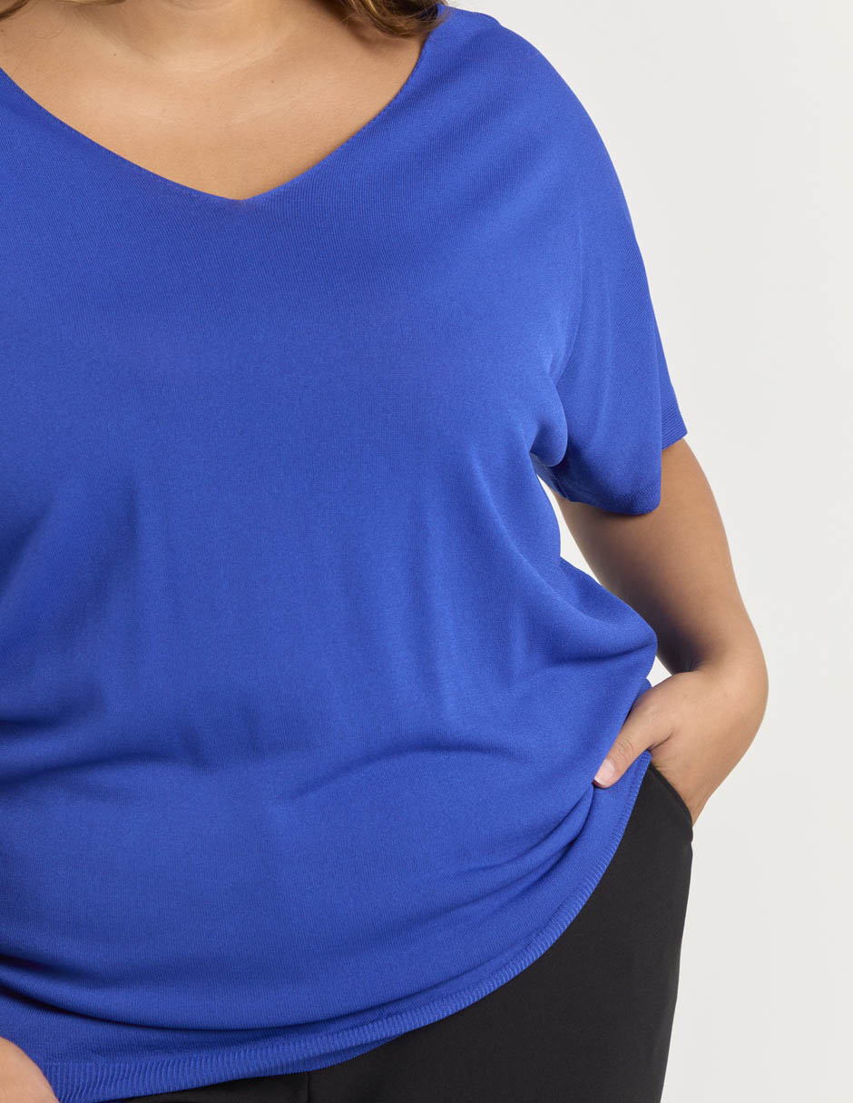 Blusa manga corta para mujer 4