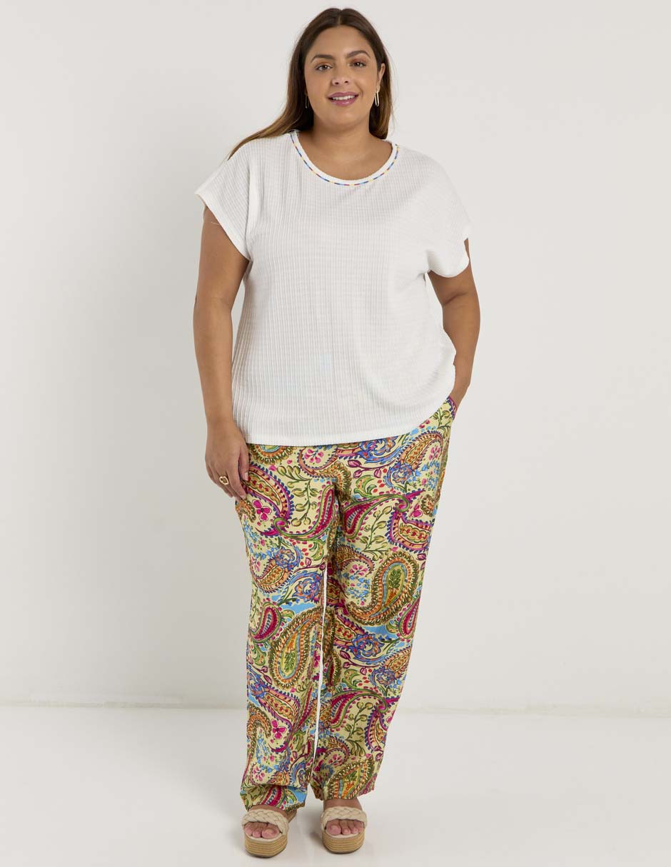Blusa manga corta para mujer 2
