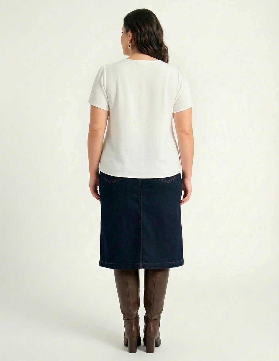 Blusa manga corta para mujer 2