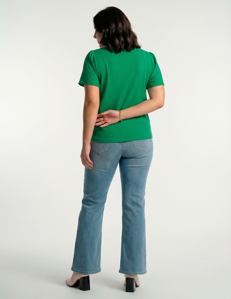 BLUSA LIEB PLUS L, 2X, VERDE ESMERALDA