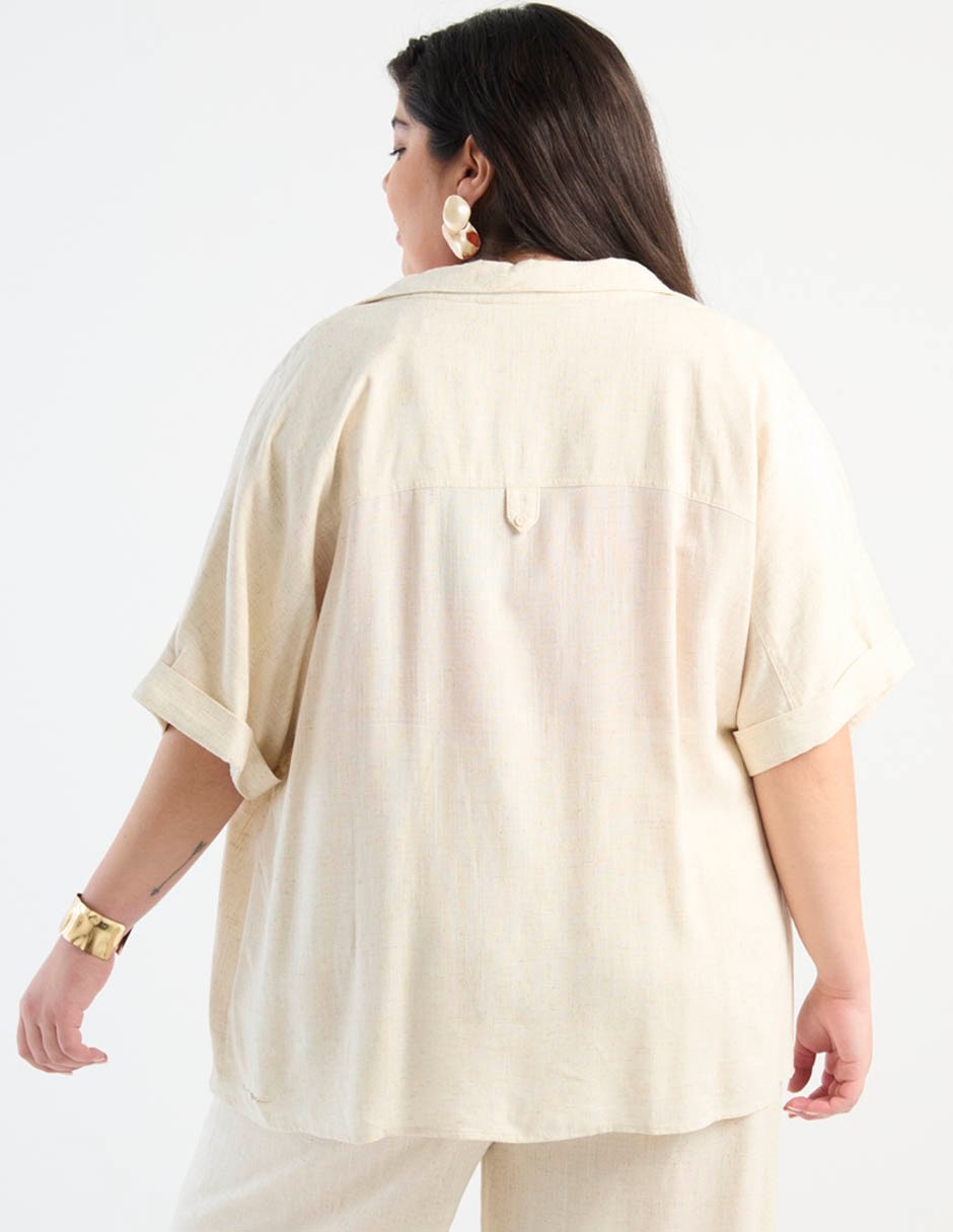 Blusa manga corta para mujer 2