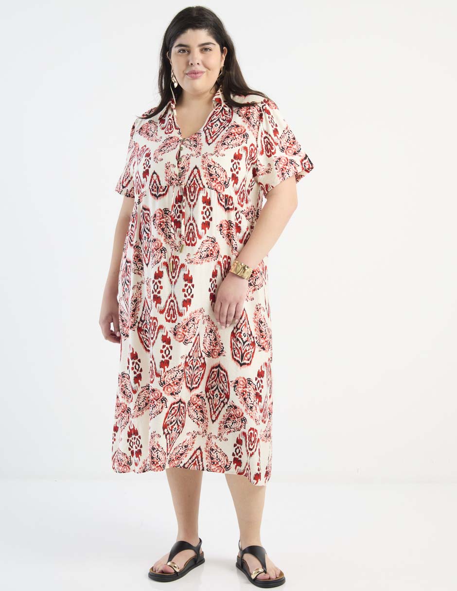 Vestido midi casual para mujer