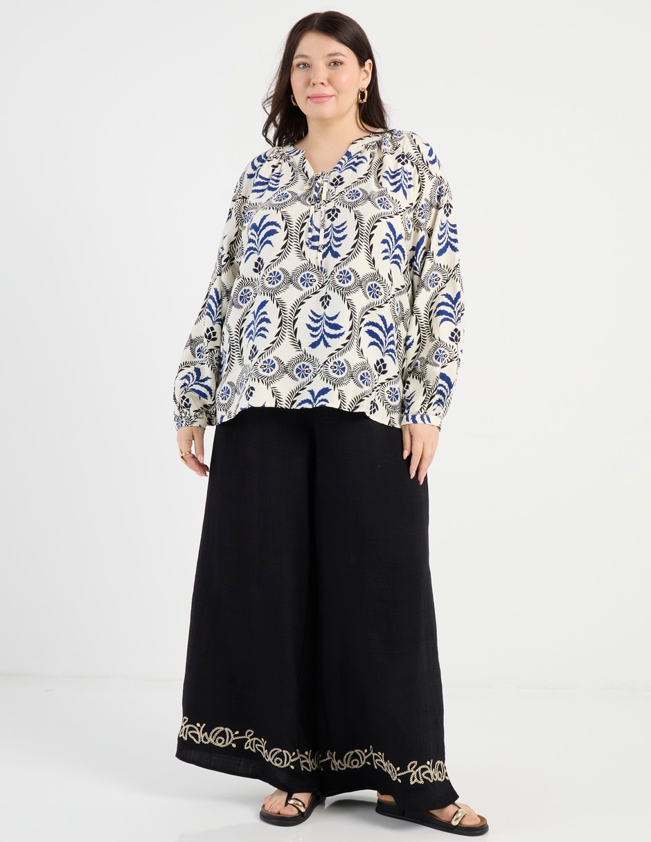 Blusa manga larga para mujer 3