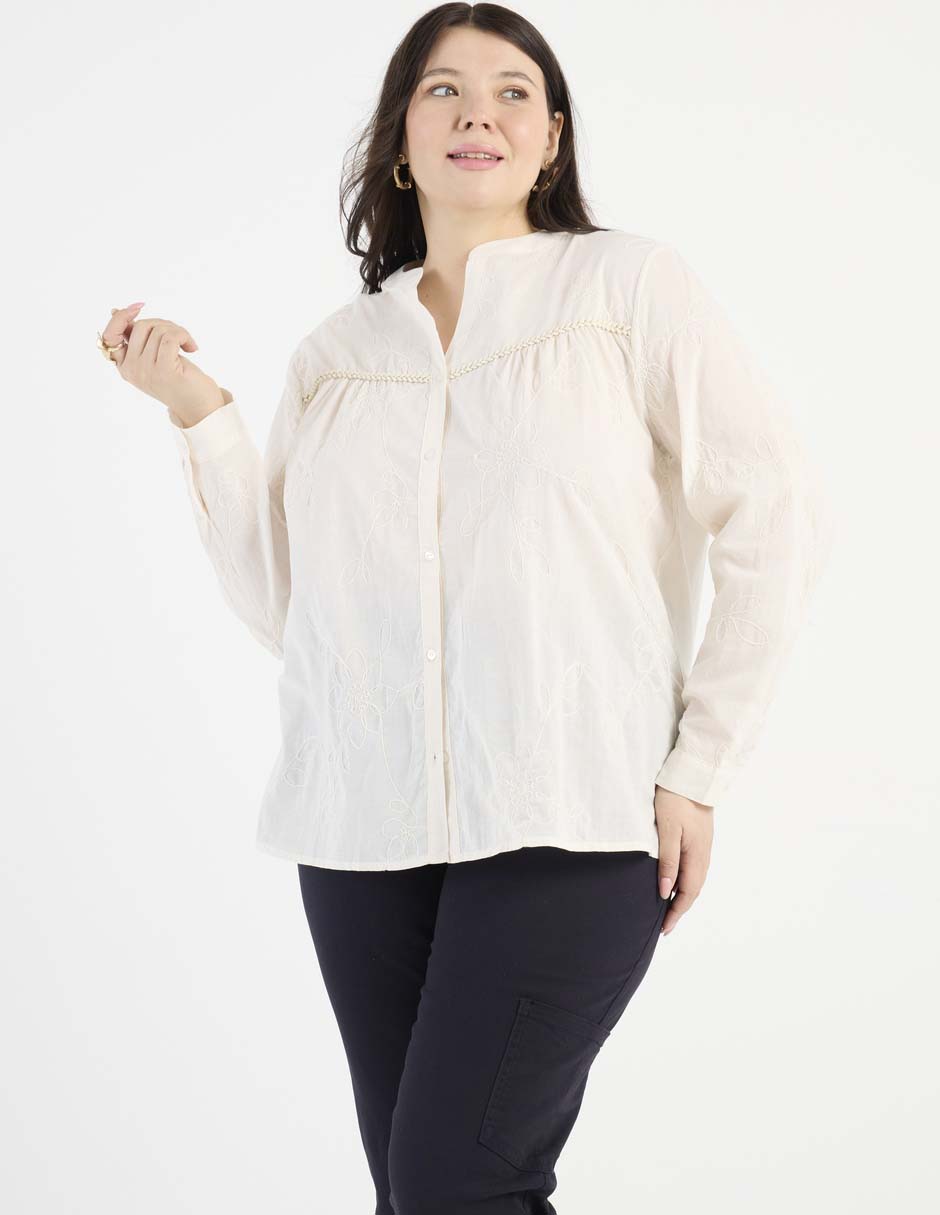 Blusa manga larga para mujer 2