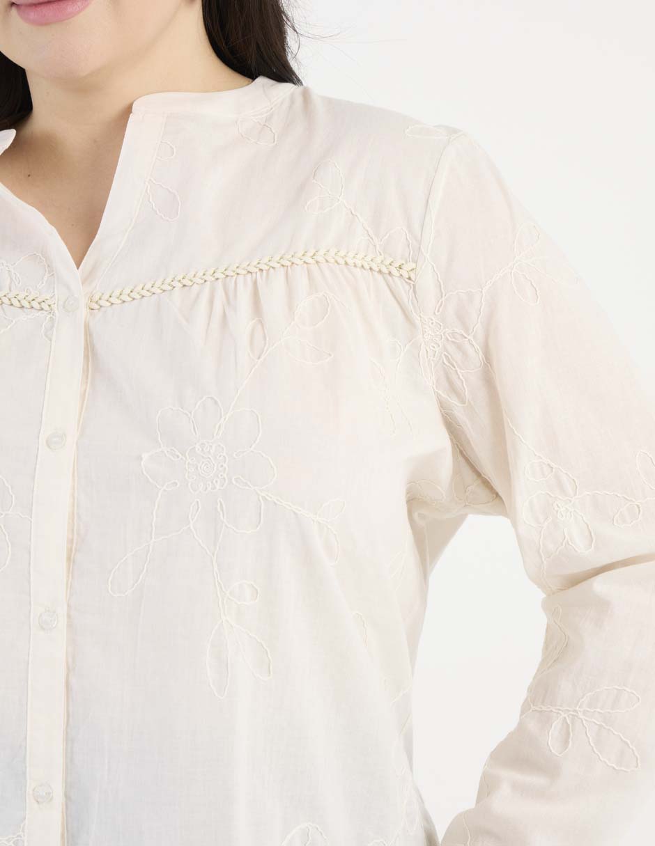 Blusa manga larga para mujer 4