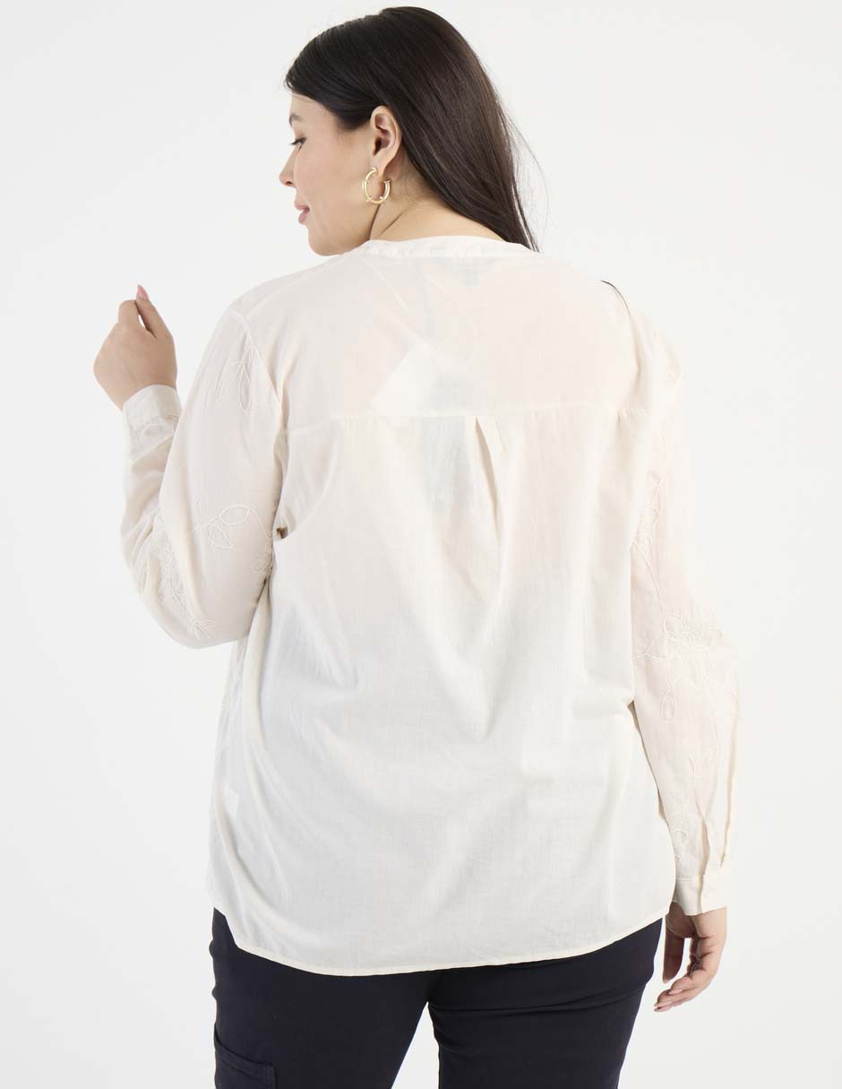 Blusa manga larga para mujer 6