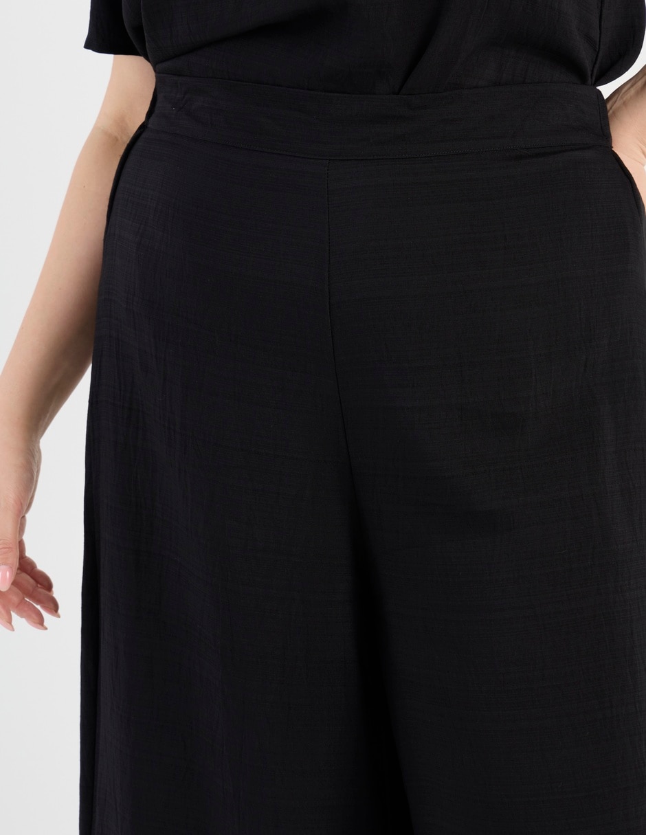 Pantalón coulotte wide leg para mujer 4