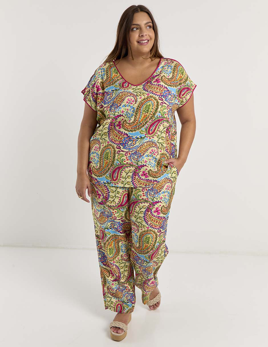 Pantalón relaxed straight para mujer 3
