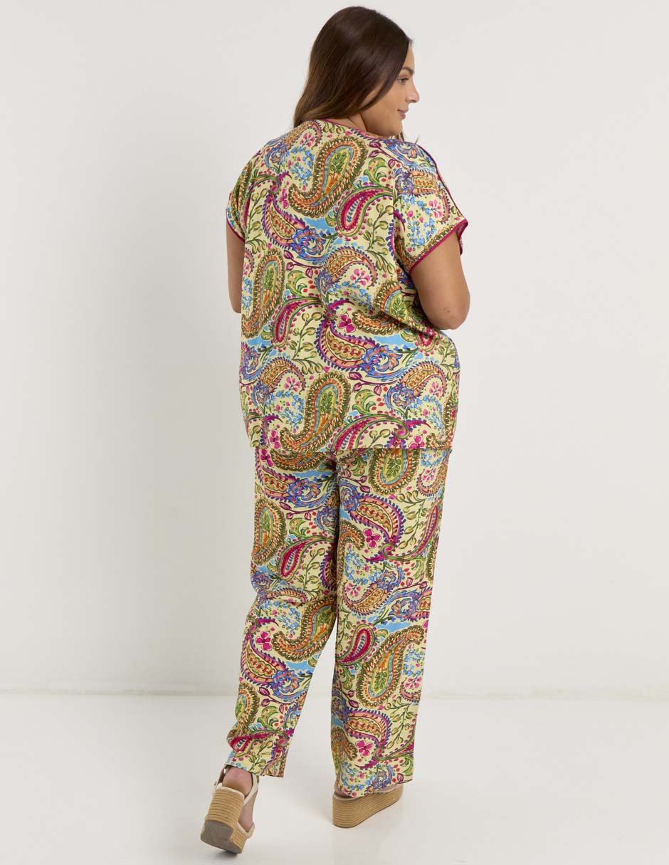 Pantalón relaxed straight para mujer 6