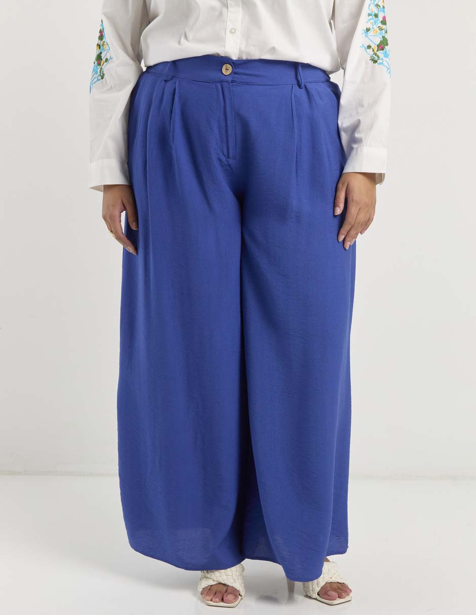 Pantalón relaxed amplio para mujer