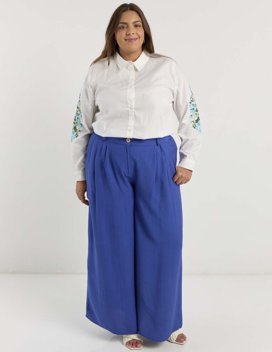 Pantalón relaxed amplio para mujer 2