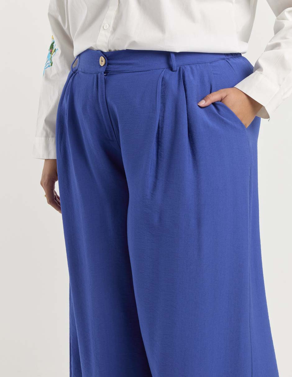 Pantalón relaxed amplio para mujer 4