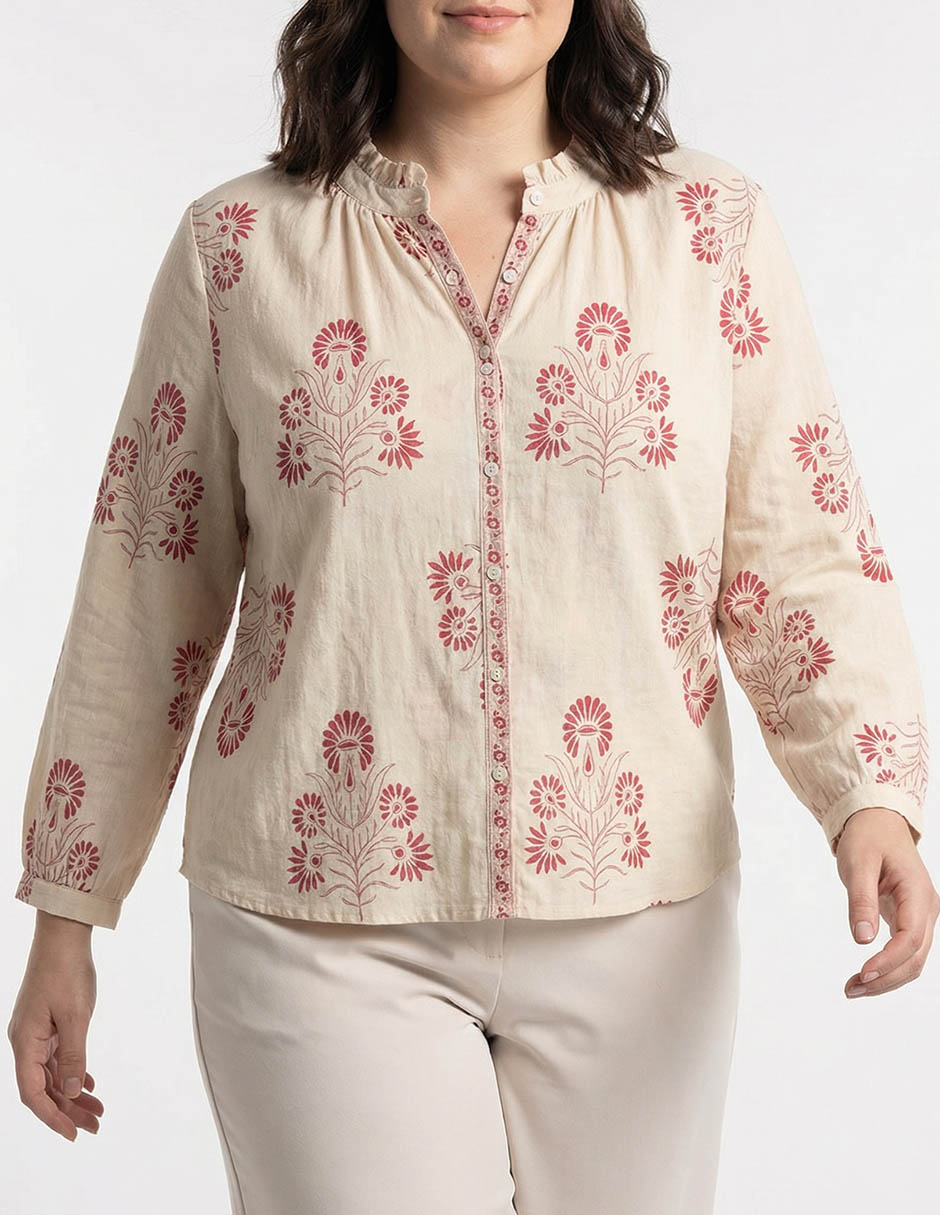 Blusa manga 3/4 para mujer 4