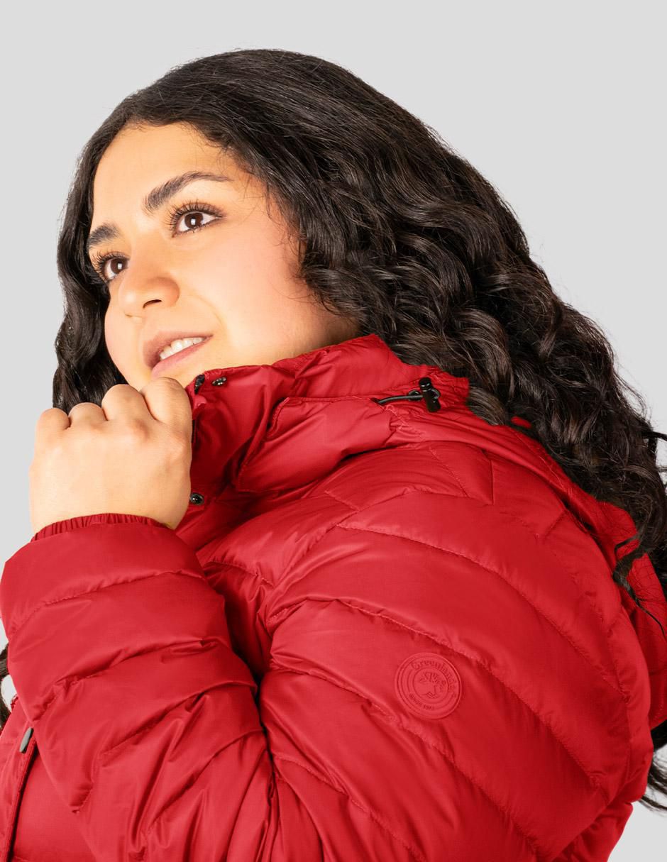 "chamarra" acolchada greenlander no impermeable "de" poliéster "para mujer"