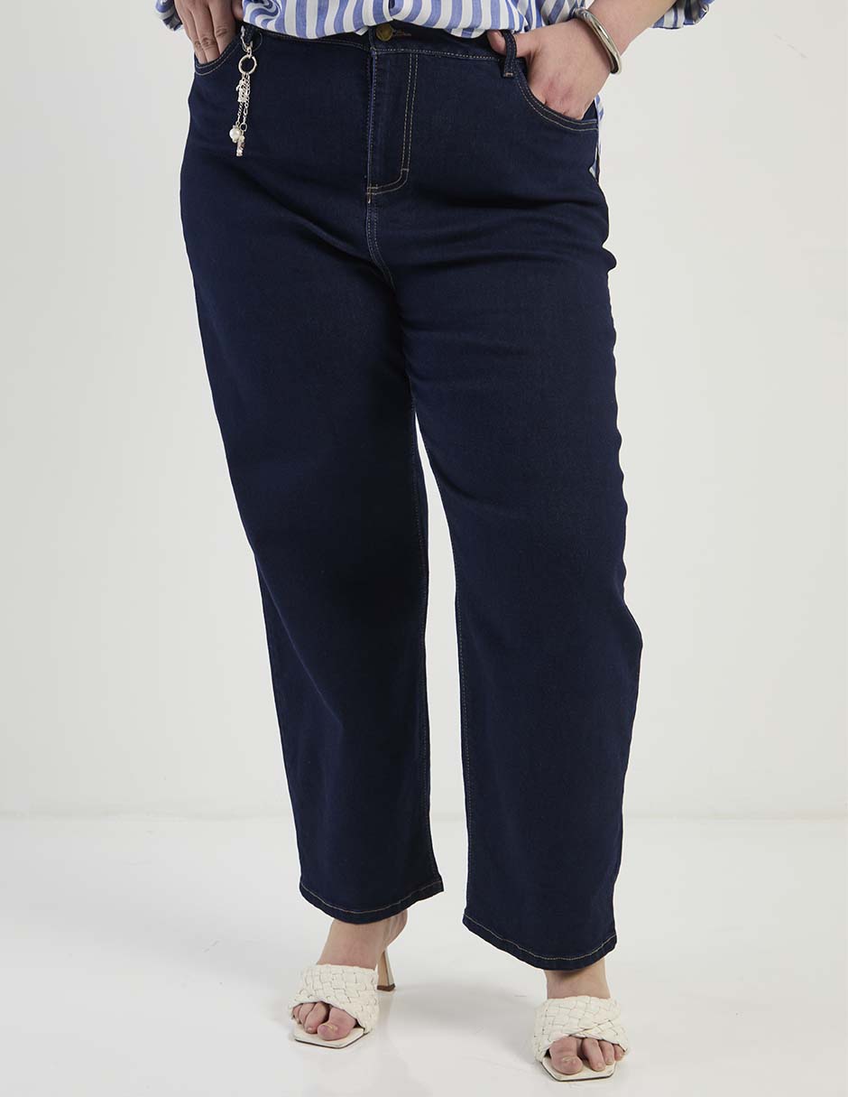 Jeans straight cintura para mujer 5
