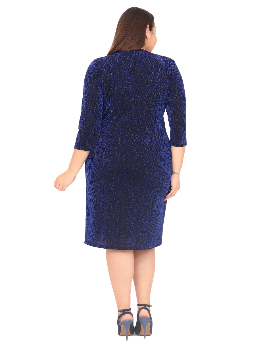 Vestido a la rodilla formal para mujer 5