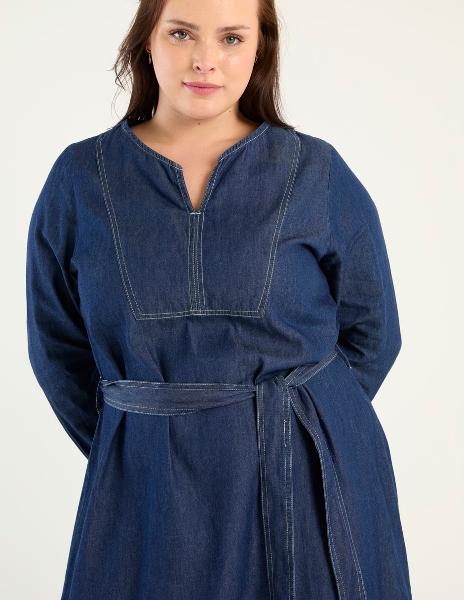 Vestido midi casual para mujer 4