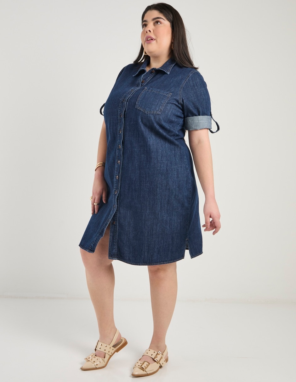 Vestido a la rodilla casual para mujer 3