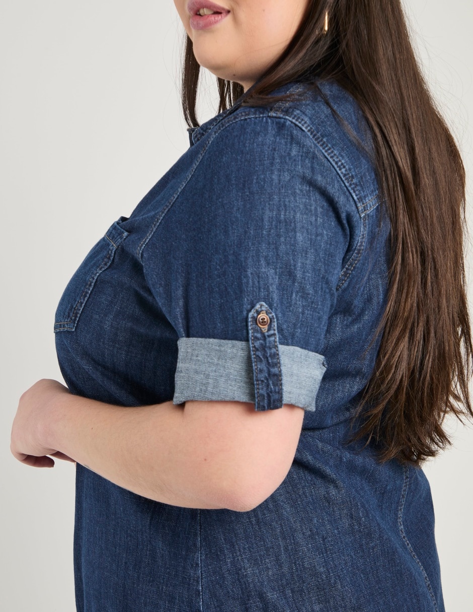 Vestido a la rodilla casual para mujer 5