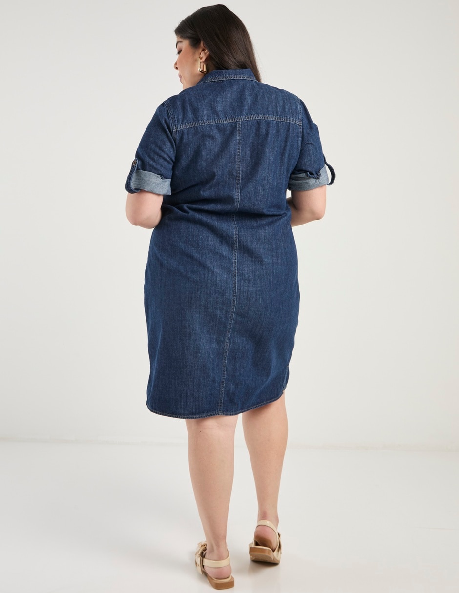 Vestido a la rodilla casual para mujer 6