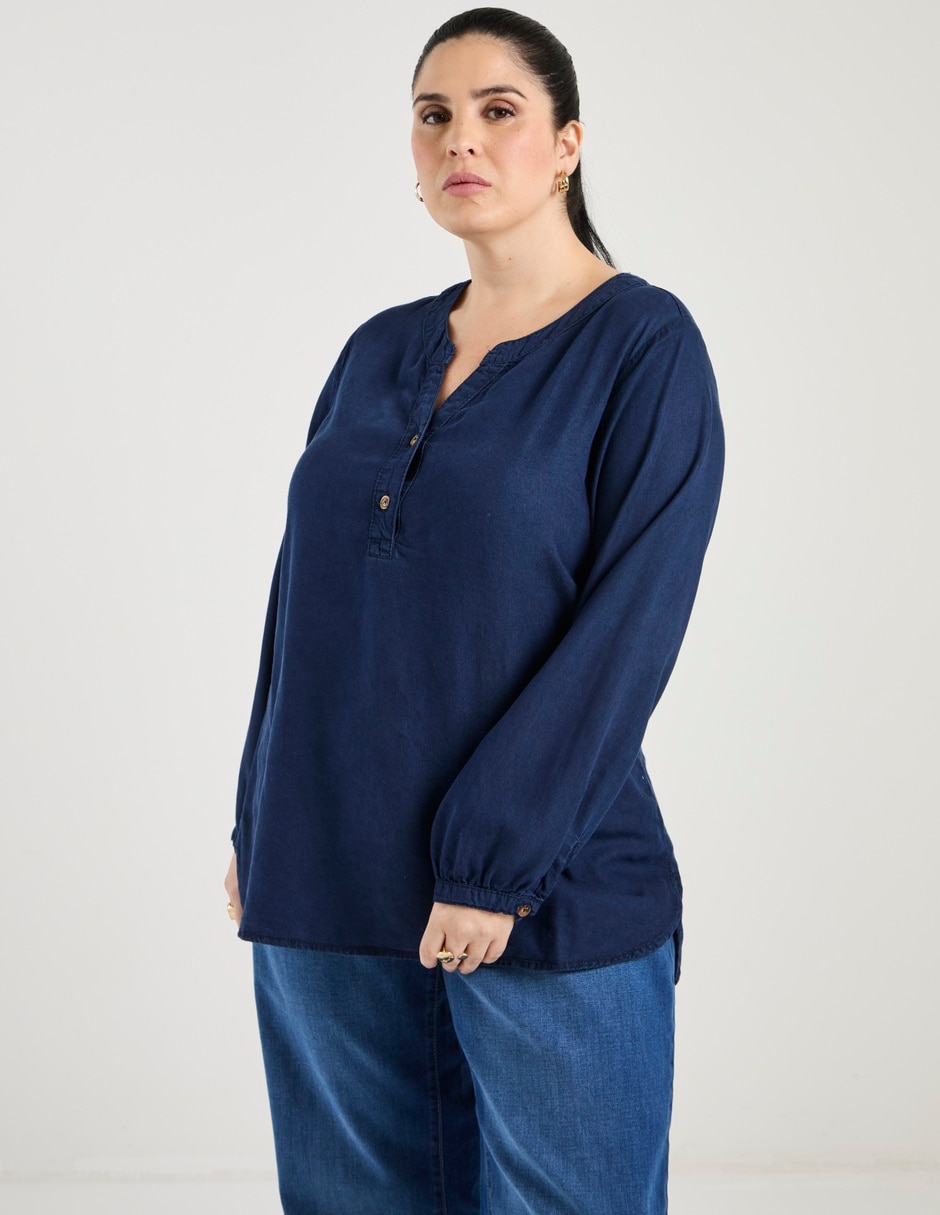 Blusa manga larga para mujer 2