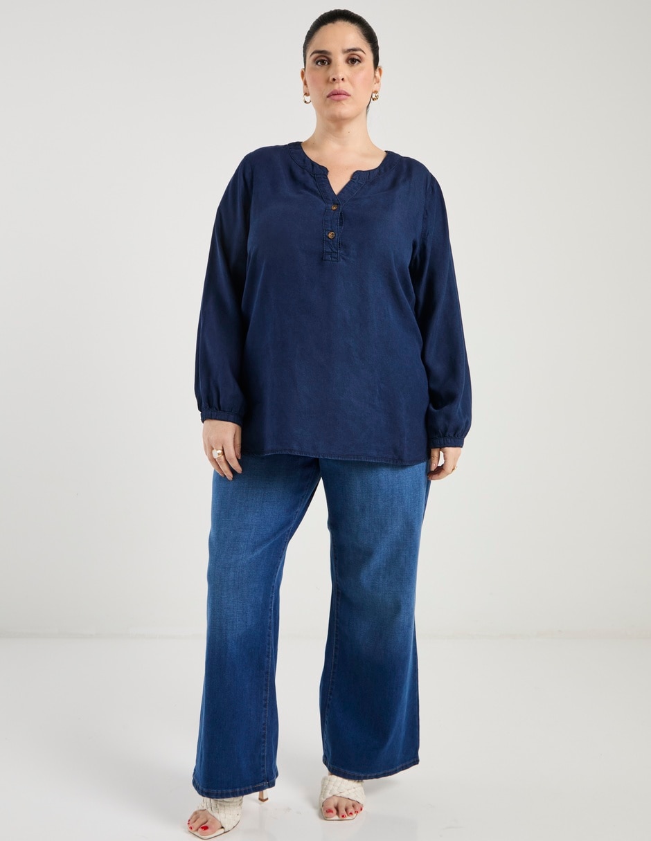Blusa manga larga para mujer 3