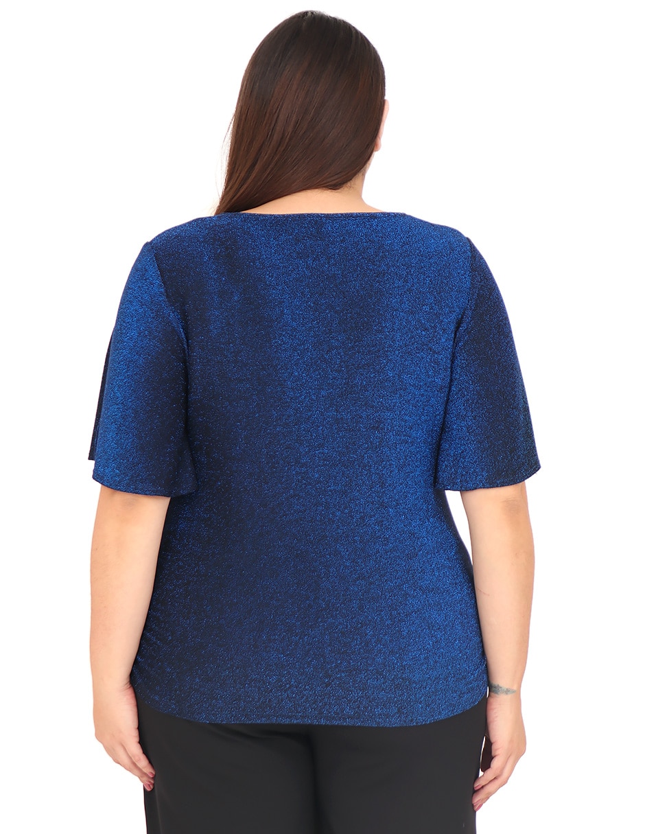 Blusa manga corta para mujer 6