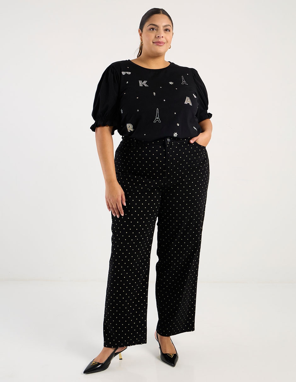 Pantalón straight para mujer 1