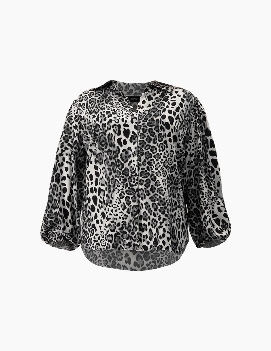 Blusa camisera manga larga para mujer 6