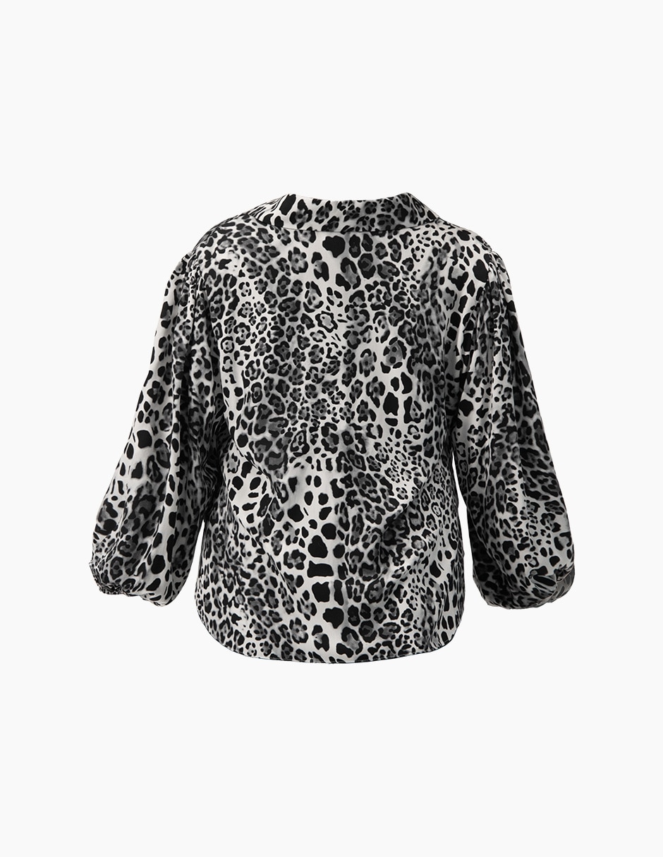Blusa camisera manga larga para mujer 7