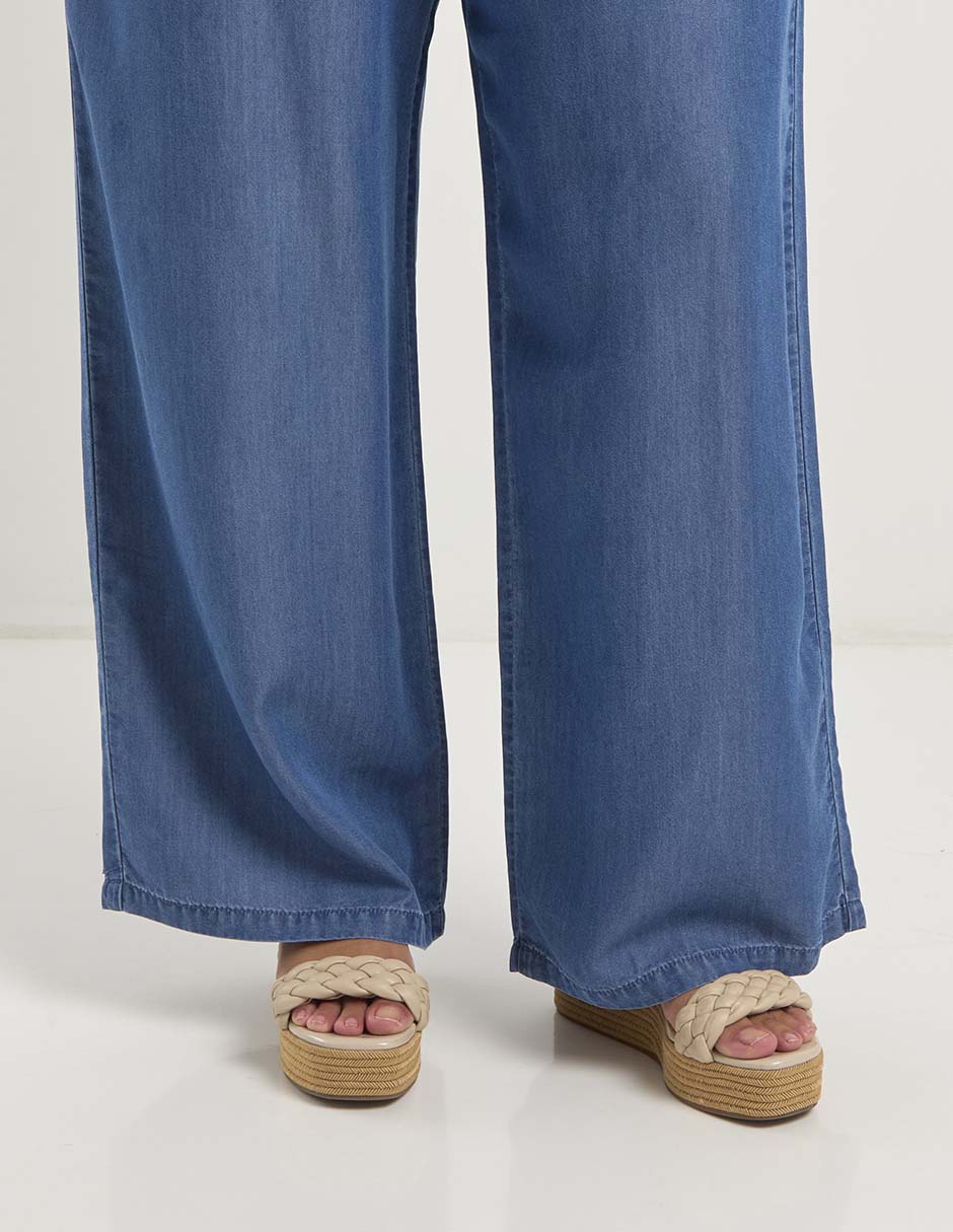 Jeans relaxed relajado a la cadera para mujer 5