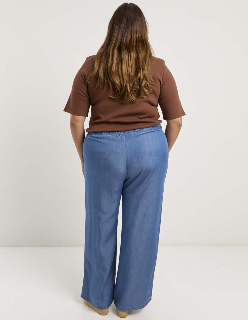 Jeans relaxed relajado a la cadera para mujer 6
