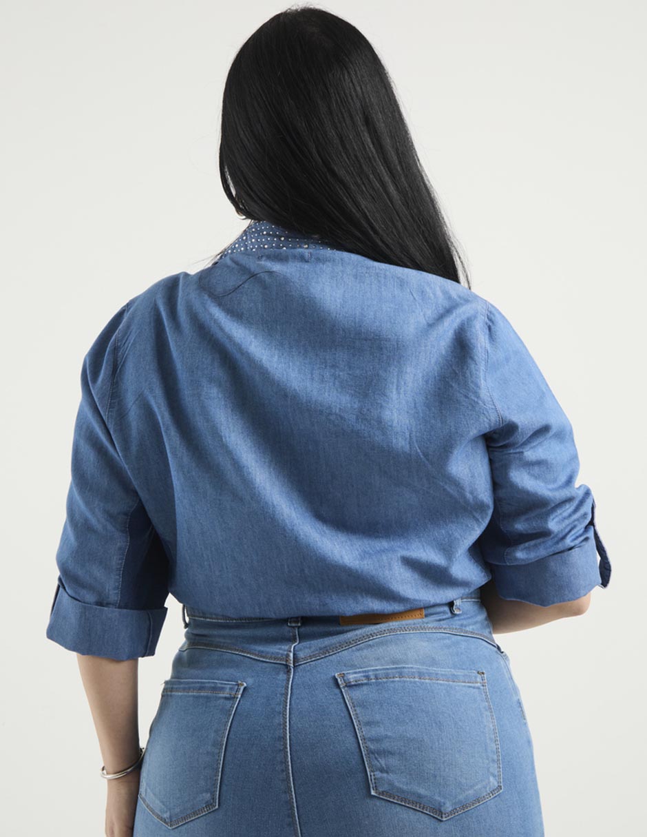 Blusa Davinchy manga 3/4 para mujer