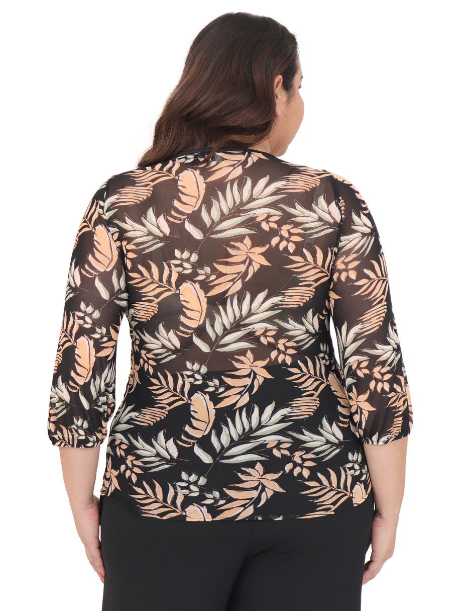 Blusa manga 3/4 para mujer 2