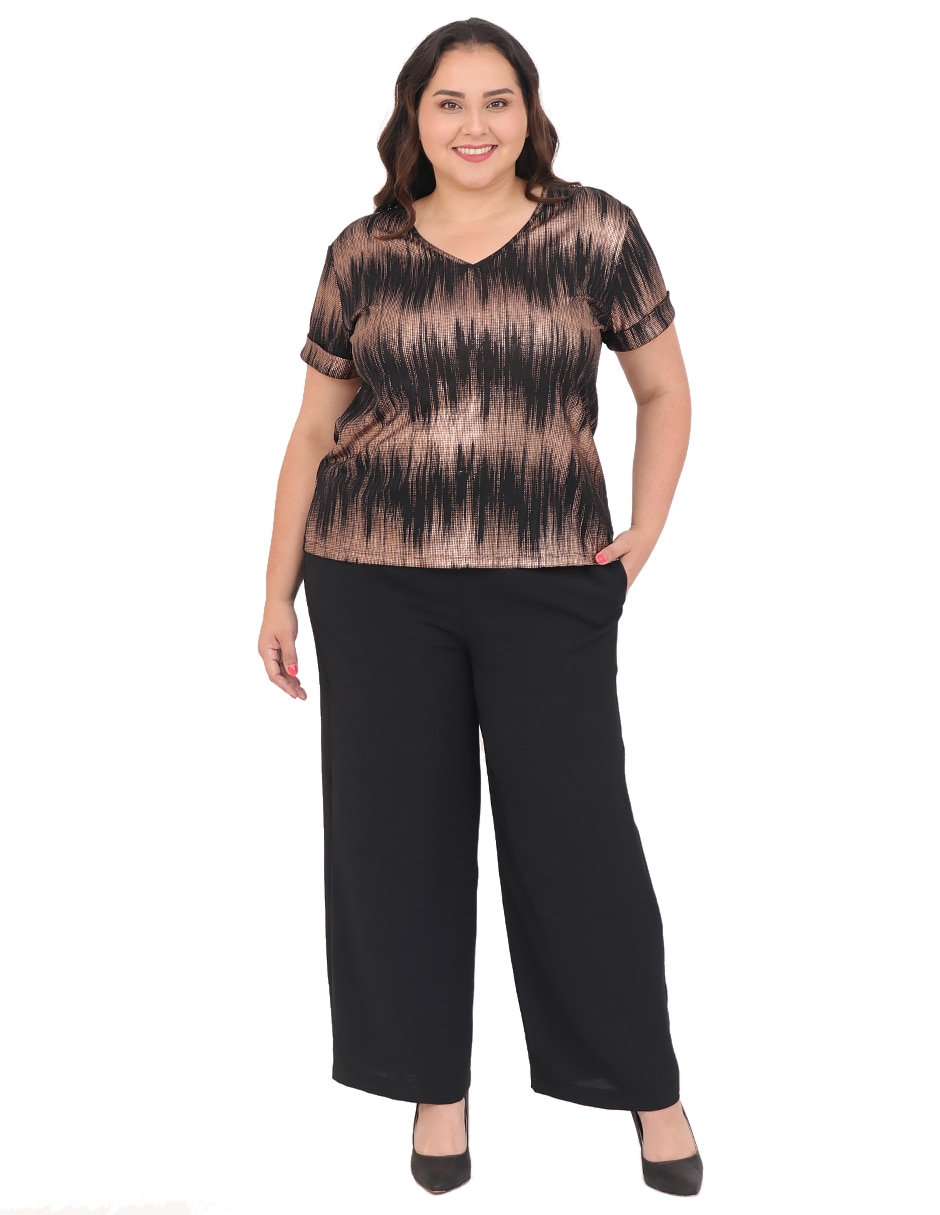 Blusa manga corta para mujer 3