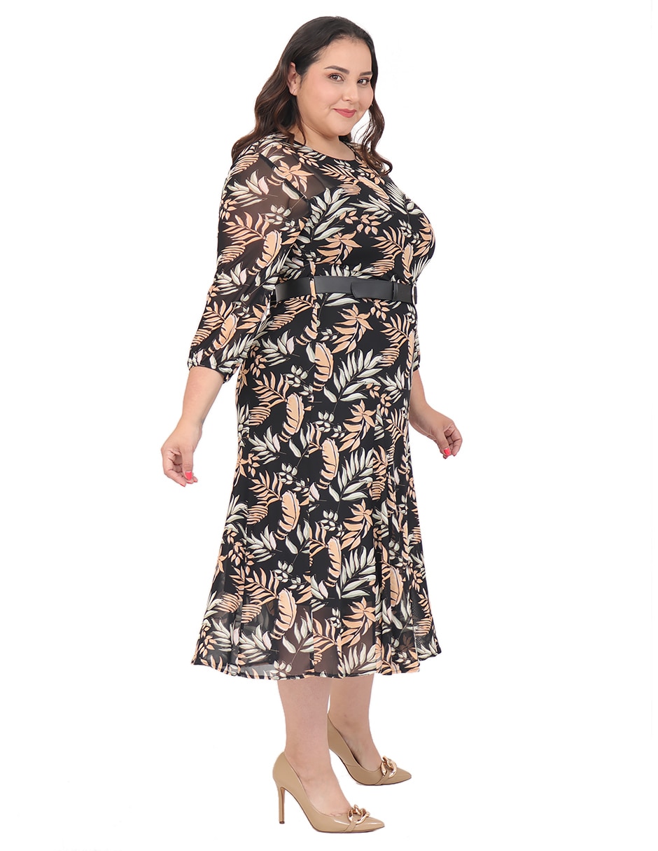 Vestido 3/4 formal para mujer 3
