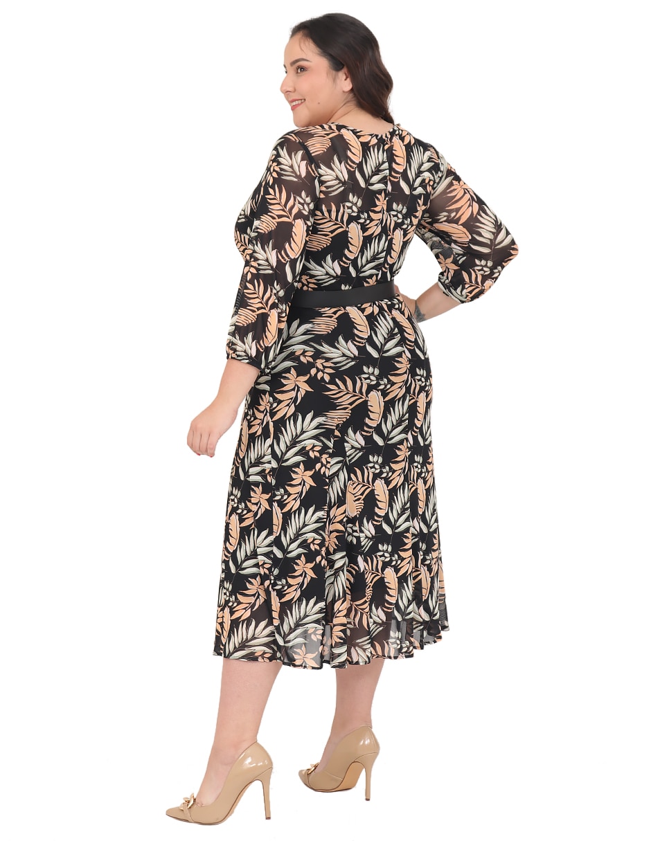 Vestido 3/4 formal para mujer 6