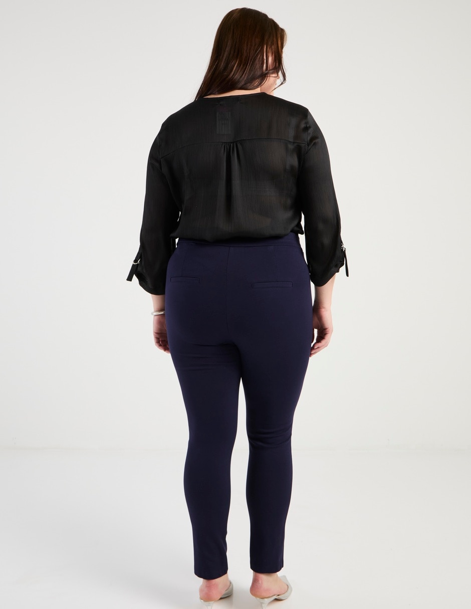 Pantalón de vestir Davinchy slim para mujer