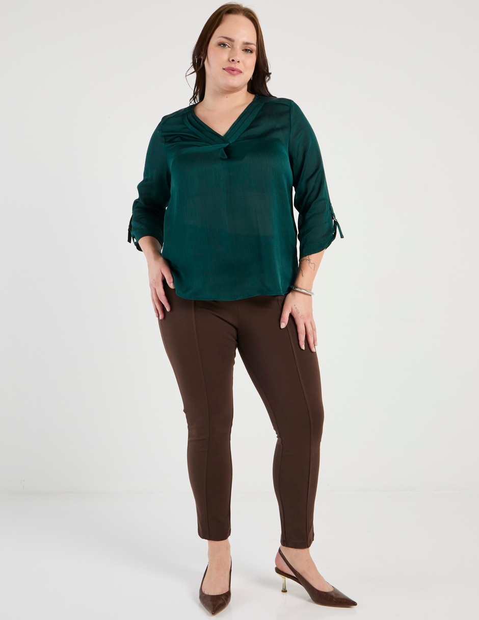 Pantalón de vestir slim para mujer 3