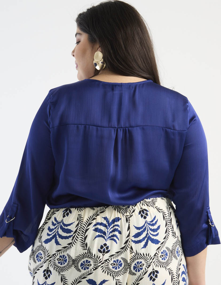 Blusa Davinchy manga 3/4 para mujer