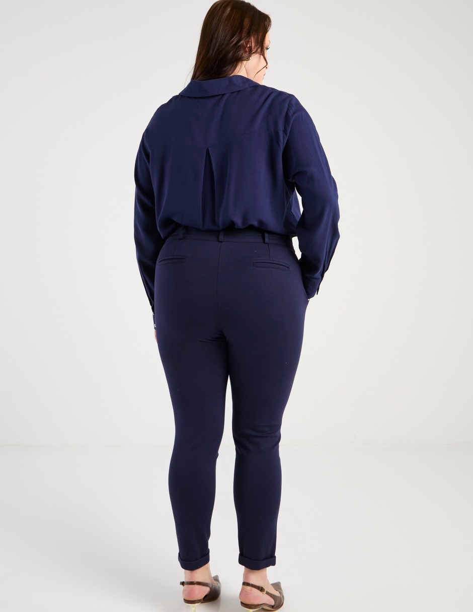 Pantalón chino slim para mujer 2
