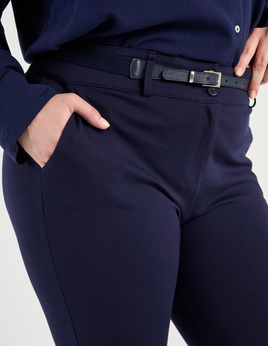 Pantalón chino slim para mujer 4